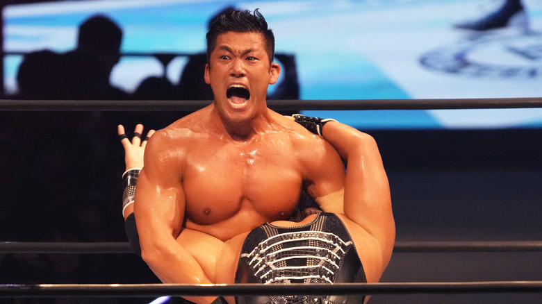 SANADA shouting