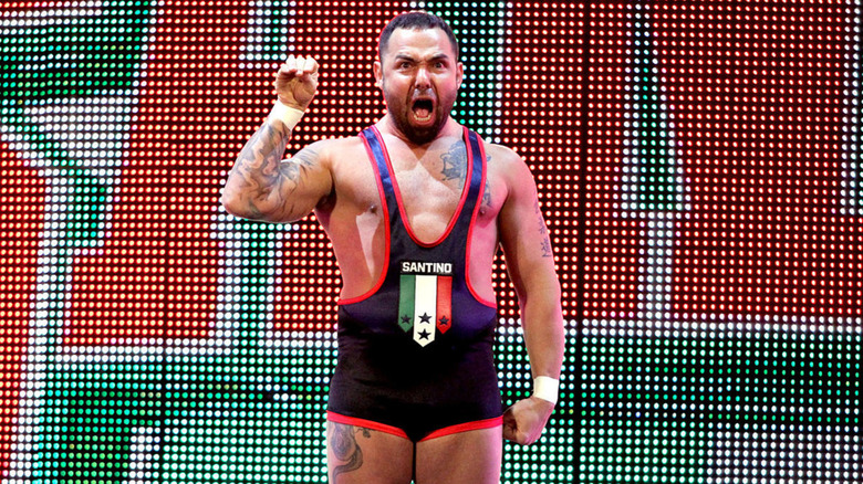 Santino Marella entering the ring