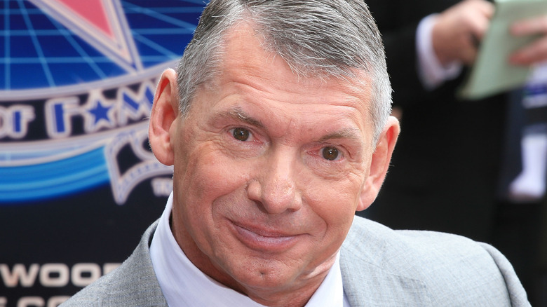 Vince McMahon smiling