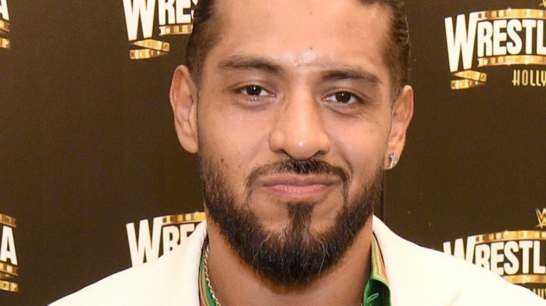 Santos Escobar at WrestleMania SoFi launch