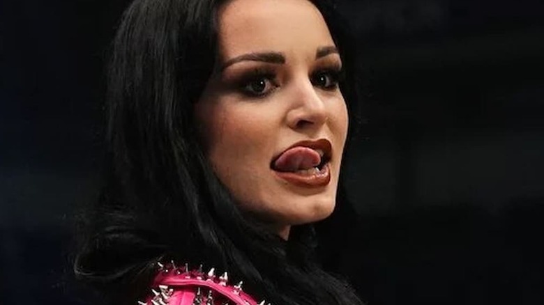 Saraya smiling