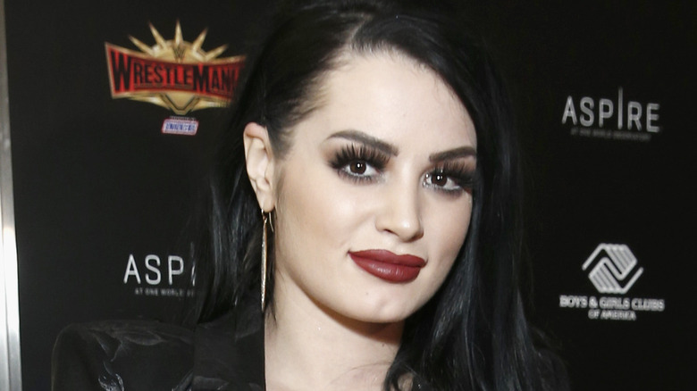 Saraya appearing as Paige at WrestleMania