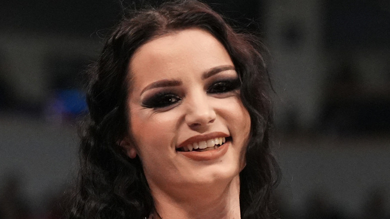 Saraya smiling in AEW