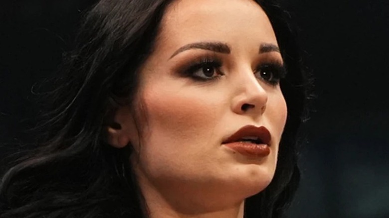 Saraya looking away