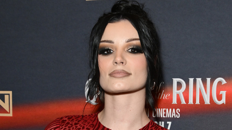 Saraya on the red carpet