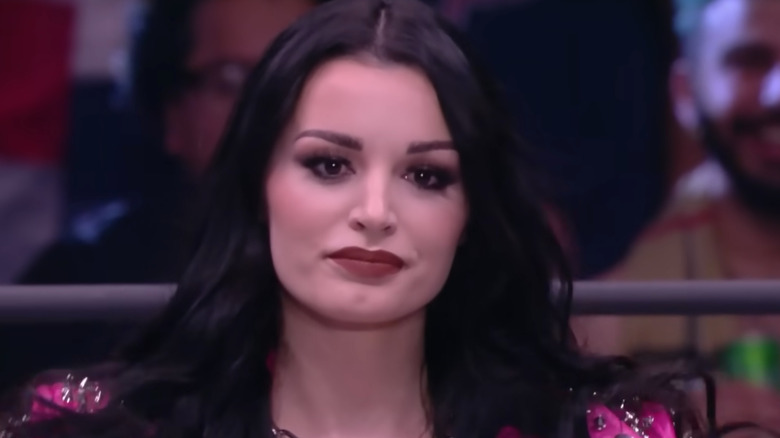 Saraya in AEW ring