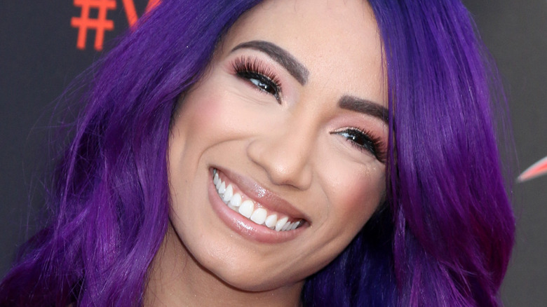 Sasha Banks smiling 