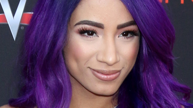 Sasha Banks smiling 