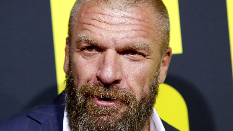 Triple H looking away