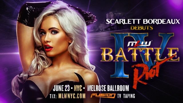 Scarlett Bordeaux Battle Riot IV Poster