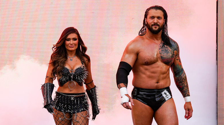Scarlett Bordeaux and Karrion Kross in WWE
