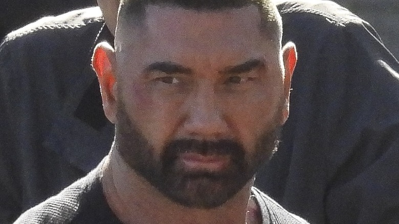 Dave Bautista glaring