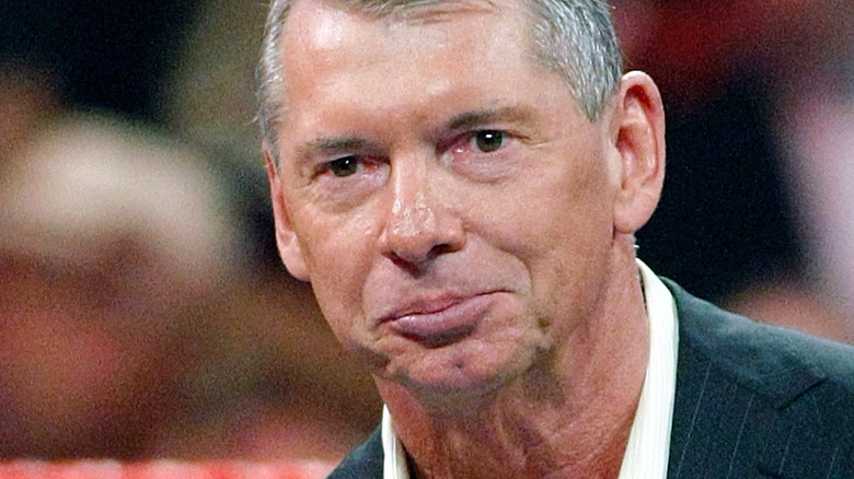 Vince McMahon staring