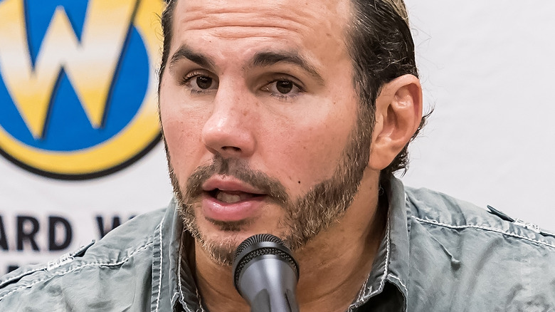 Matt Hardy speaking