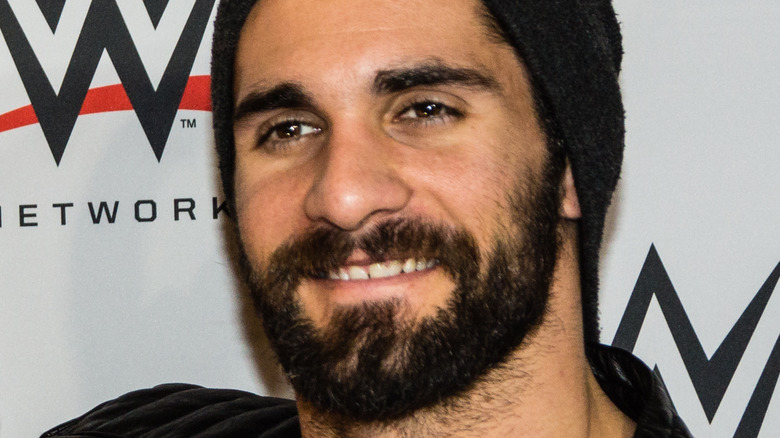 Seth Rollins smiles