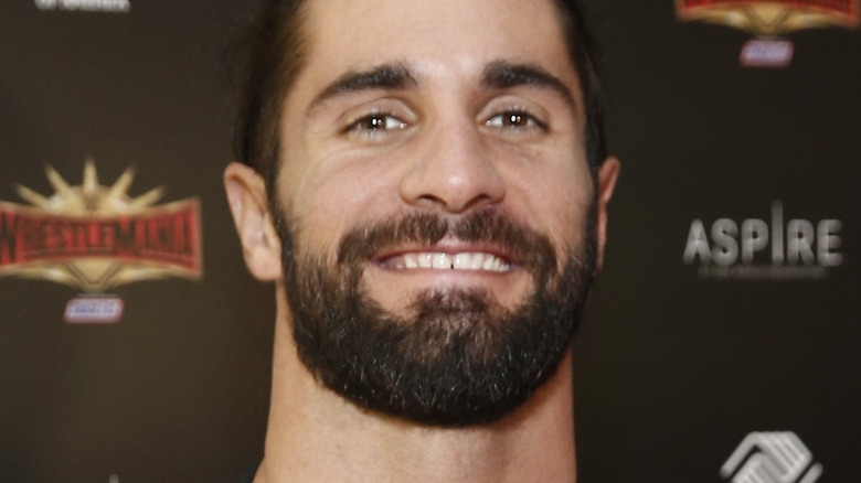 Seth Rollins smiling