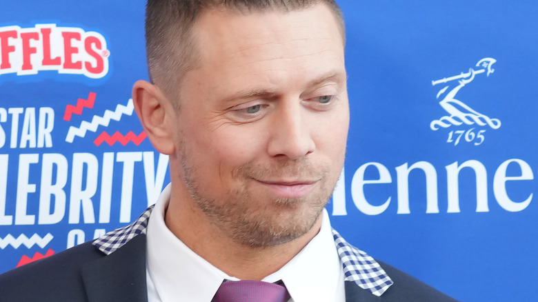 The Miz poses