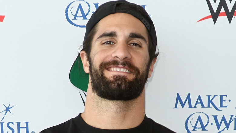 Seth Rollins smiling