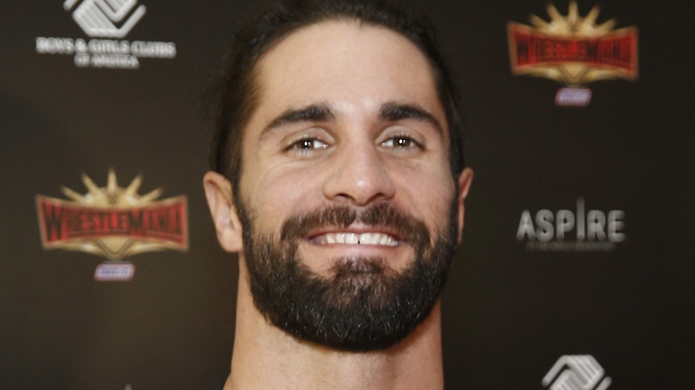 Seth Rollins grinning