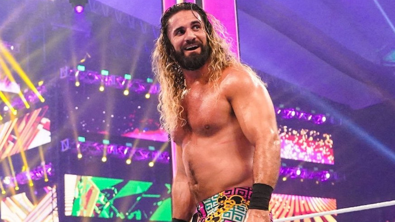 Seth Rollins smiling