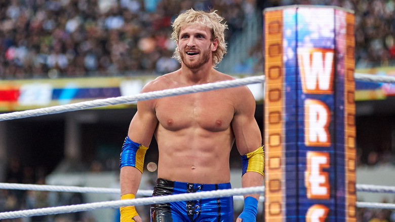 Logan Paul in the ring 