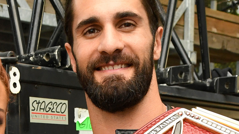 Seth Rollins smiling