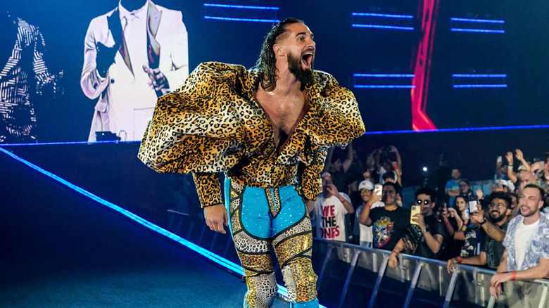 Seth Rollins laughing