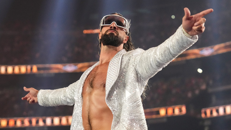 Seth Rollins' entrance at WrestleMania 41
