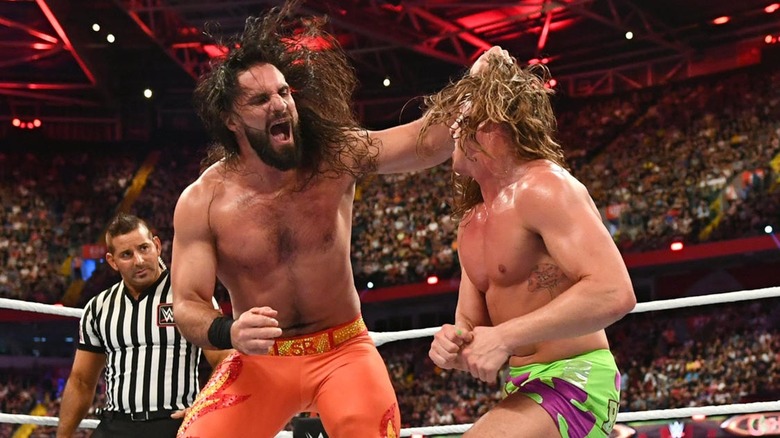 Seth Rollins fights Matt Riddle