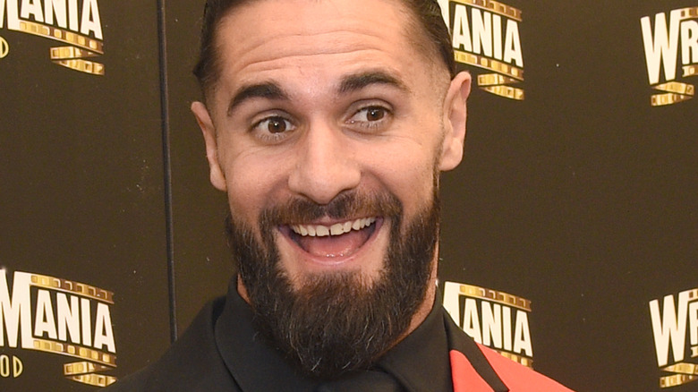 Seth Rollins smiling