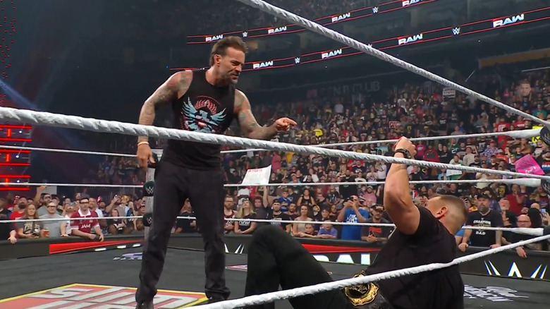 CM Punk and Gunther in heated exchange