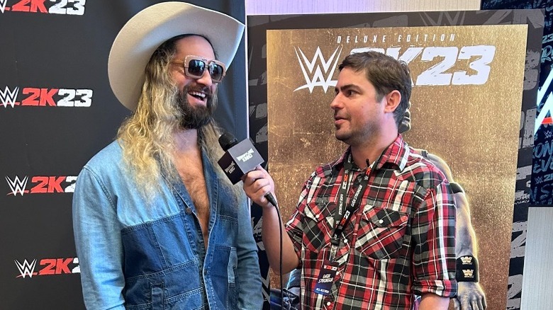 Seth Rollins talks to Nick Hausman