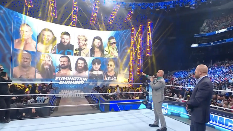 Adam Pearce runs down the list of Elimination Chamber contenders.