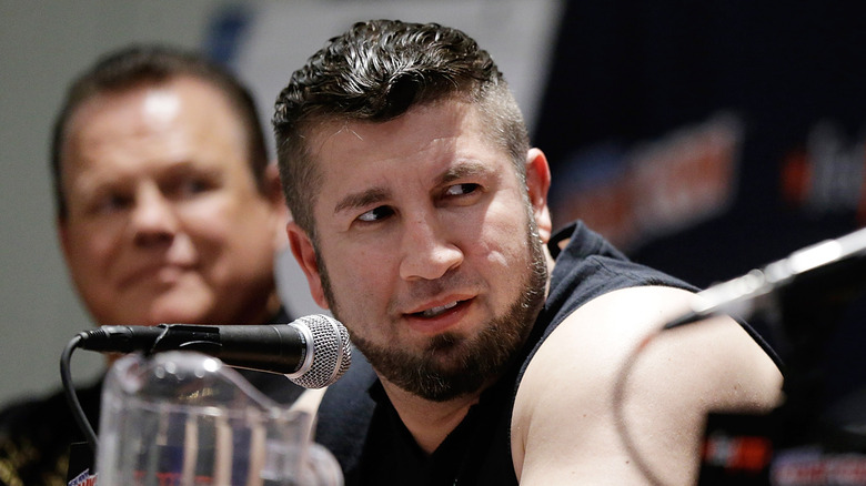 Shane "Hurricane" Helms on a panel