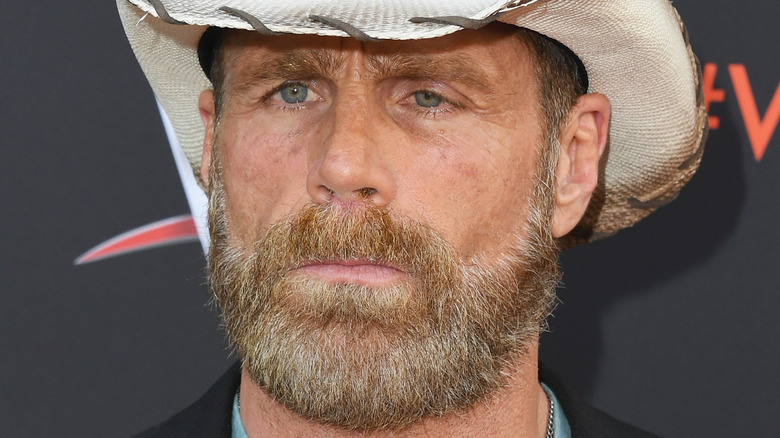 Shawn Michaels looking away
