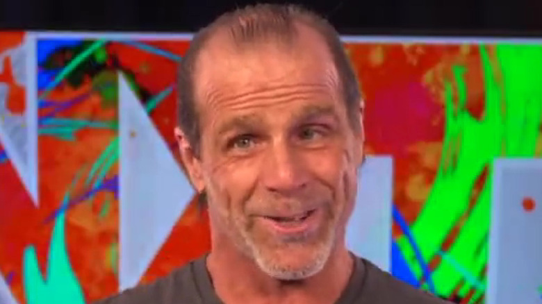 Shawn Michaels backstage at NXT