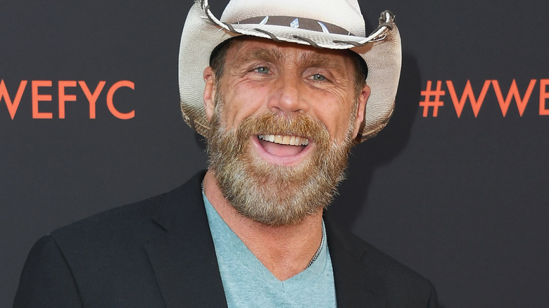 Shawn Michaels smiling