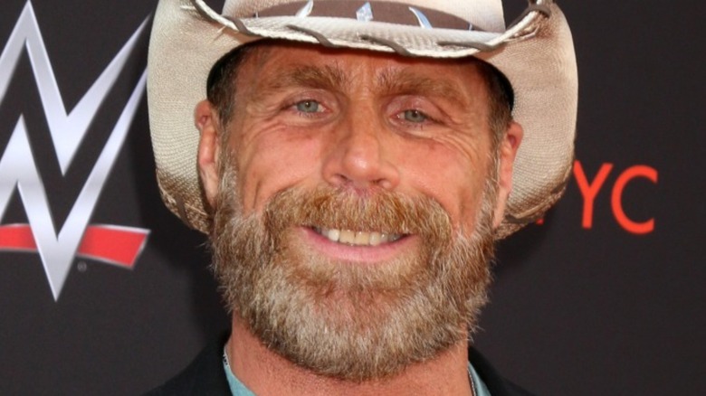 Shawn Michaels is happy with his cowboy hat