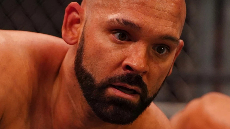 Shawn Spears looking mad