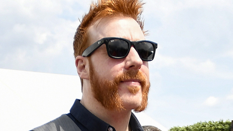 Sheamus wearing sunglasses