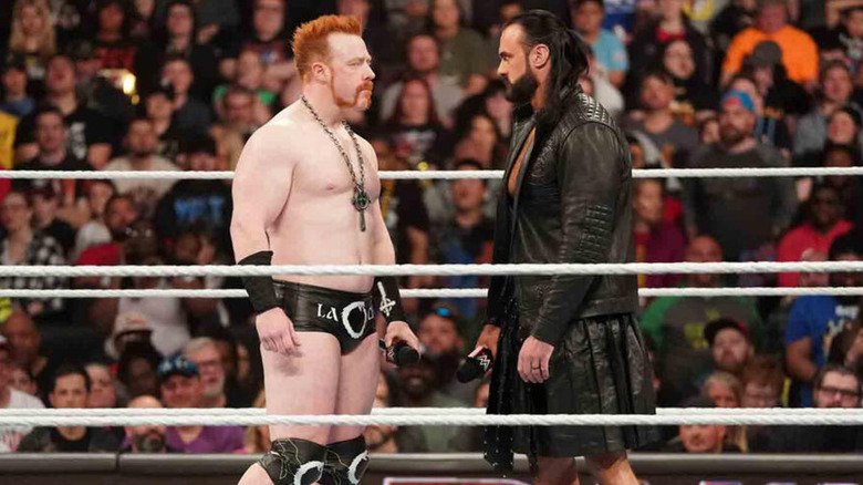 Sheamus and Drew McIntyre in the ring on WWE Raw