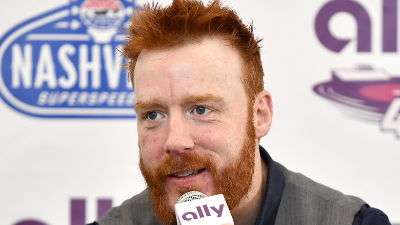 Sheamus Speaks At A Recent NASCAR Event