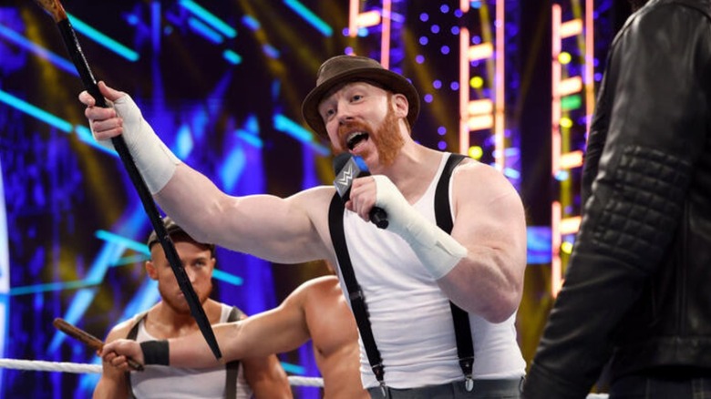 Sheamus cuts a promo