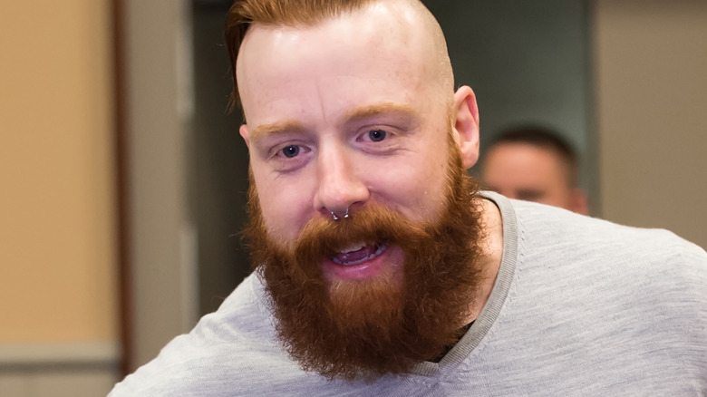 Sheamus smiling