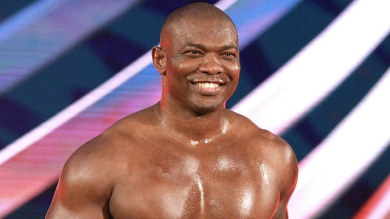 Shelton Benjamin walking to the ring