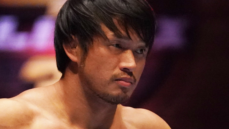 Katsuyori Shibata in a wrestling ring