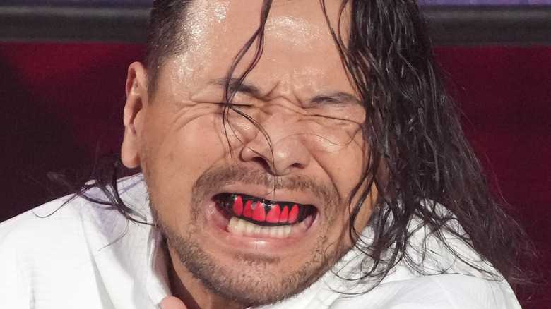 Shinsuke Nakamura during his entrance