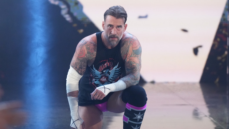 CM Punk makes his way to the ring during Monday Night RAW at BOK Center on June 2, 2025 in Tulsa, Oklahoma.