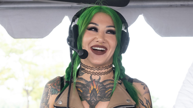 Shotzi speaking