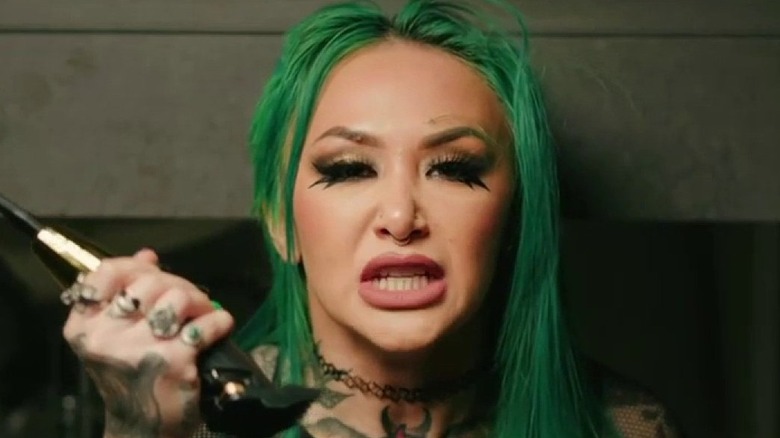 Shotzi Prepares To Shave Her Head